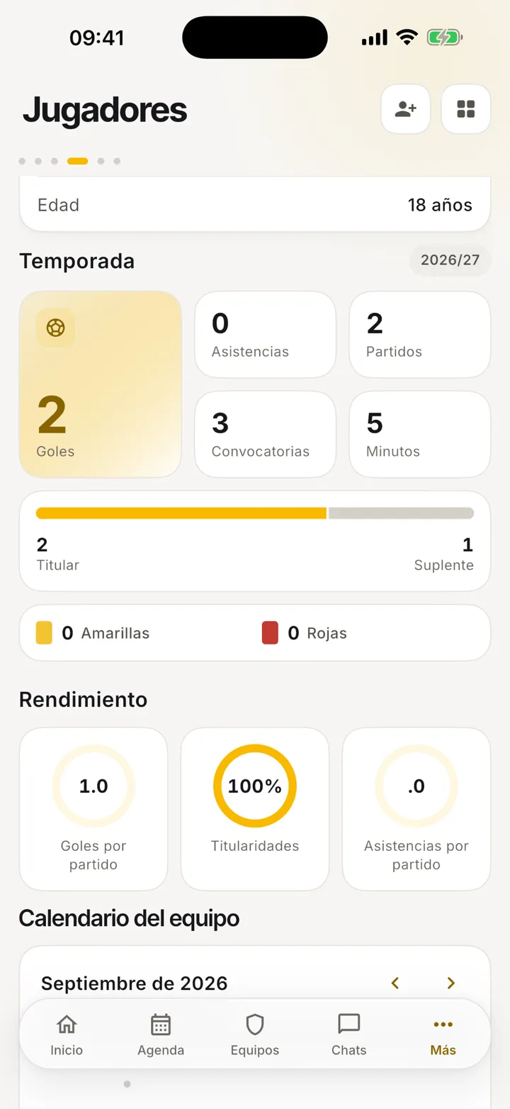 Les meilleures applis pour gérer un club de football amateur en Espagne (2026)